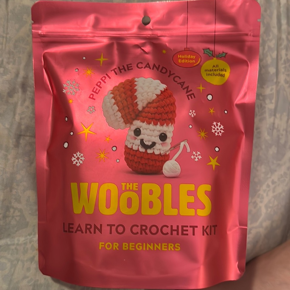 NEW holiday Wooble - Peppi the Candy Cane - Walmart exclusive